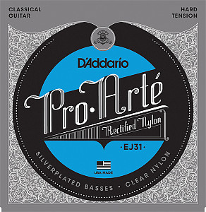 EJ31 CLASSIC Струны для классической гитары нейлоновые Hard D`Addario