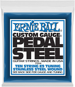 ERNIE BALL 2504 Stainless Steel E9 Tuning 13-39 - Струны для 10 струнной педальной слайд-гитары