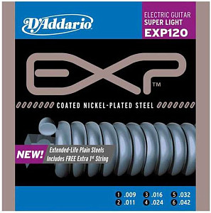 D'ADDARIO EXP120 - Струны для электрогитары