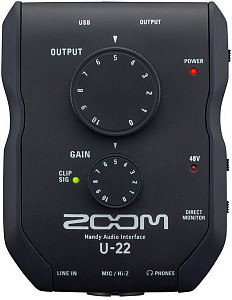 ZOOM U-22 - Звуковая карта