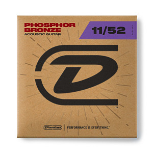 DUNLOP DAP1152 - Комплект струн для акустической гитары, фосф.бронза, Medium Light, 11-52