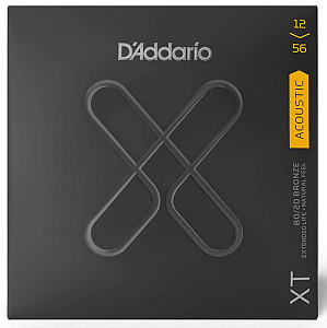 D'ADDARIO XTABR1256 - Струны для акустической гитары; Бронза 80/20; 12-56