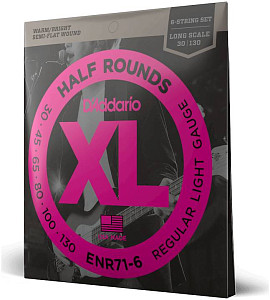 D'ADDARIO ENR71 6 - Струны для бас-гитары 6 струнной