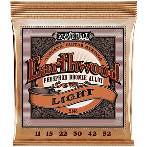 ERNIE BALL 2148 - Струны для акустической гитары Phosphor Super Slinky
