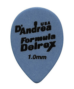 RD358-1.0HV Медиаторы 72шт, маленькая капля, матовая поверхность. D`Andrea