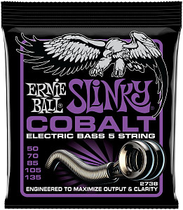 ERNIE BALL 2738 Cobalt Slinky Power 50-135 - Струны для бас-гитары
