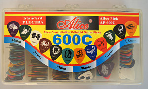 AP-600C Коробка медиаторов, 600шт, Alice