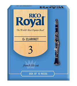 RBB1030 Royal Трости для кларнета Eb, размер 3.0, 10шт, Rico