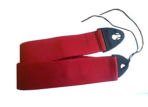 D'Andrea 1355RED Polyweb Ace-Lock - Ремень для гитары, красный