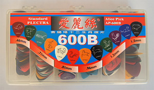 AP-600B Коробка медиаторов, 600шт, Alice