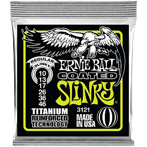 ERNIE BALL 3121 - Струны для электрогитары Titanium RPS Regular Slinky