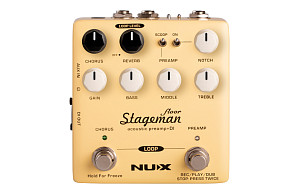 NAP-5 Stageman Floor Предусилитель для акустической гитары, Nux