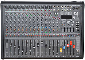 SVS AUDIOTECHNIK AM-16 Микшерный пульт аналоговый, 16-канальный, 24 DSP...