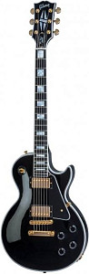 GIBSON CUSTOM LES PAUL CUSTOM EBONY LIMITED RUN 2017 - Электрогитара