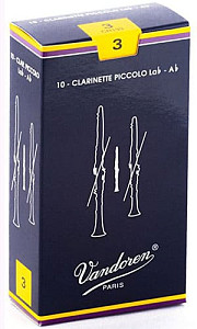 Vandoren CR133 (№3) Traditional - Трости для кларнета Piccolo Lab - Ab