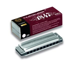 16501BB 1847 Noble Bb Губная гармошка, Seydel Sohne