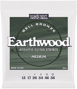 ERNIE BALL 2344 John Mayer Earthwood Bell Bronze Medium 13-56 - Струны для акустической гитары