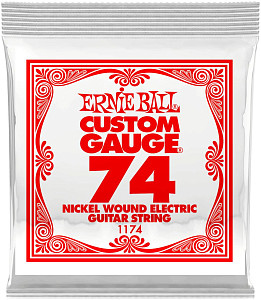 ERNIE BALL 1174 Nickel Wound .074 - Струна одиночная для электрогитары