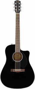 FENDER CD-60SCE Black - Гитара электроакустическая
