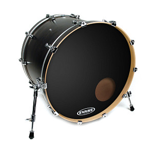 BD20RONX EQ3 ONYX Пластик для бас-барабана 20", резонансный, Evans