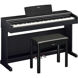 Yamaha YDP-145B Arius Цифровое пианино со стойкой и педалью, белое