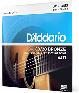 D'ADDARIO EJ11 - Струны для акустической гитары
