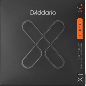 D'ADDARIO XTAPB1047 - Струны для акустической гитары; Фосфорная бронза, 10-47