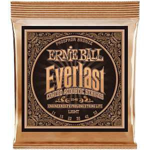 ERNIE BALL 2548 Everlast Coated Phosphor Bronze Light 11-52 - Струны для акустической гитары
