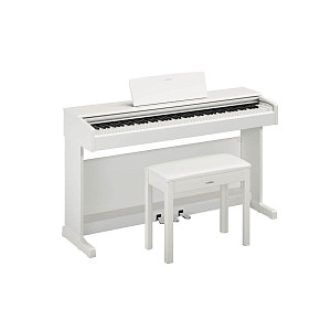 Yamaha YDP-145WH Arius Цифровое пианино со стойкой и педалью, белое