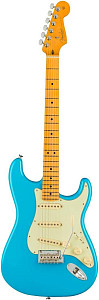 FENDER AM PRO II STRAT MN MBL электрогитара, цвет Miami Blue