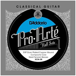 D'ADDARIO XCH-3B - Полукомплект струн для классической гитары