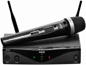 AKG WMS420 Vocal Set Band A (530 - 559), радиосистема с ручным передатчиком,...
