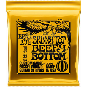 ERNIE BALL 2216 - Струны для электрогитары Nickel Wound Skinny Top Beefy Bottom Slinky