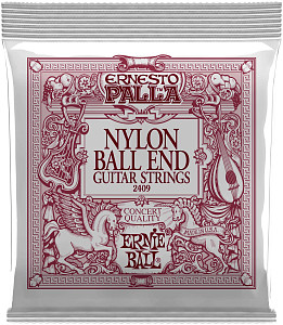 ERNIE BALL 2409 Ernesto Palla Black&Gold Nylon Medium 28-42 - Струны для классической гитары