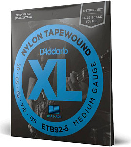 D'ADDARIO ETB 92-5 - Струны для бас-гитары 5 струнной