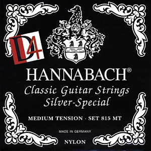 815MTDURABLE Black SILVER SPECIAL Комплект струн для классической гитары, посеребр,ср/нат, Hannabach