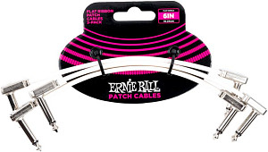 ERNIE BALL 6385, 15см - Инструментальный кабель