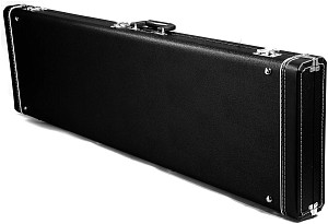 FENDER G&G Standard Mustang/Musicmaster/Bronco Bass Hardshell Case, Black with Acrylic Interior - Кейс для бас-гитары
