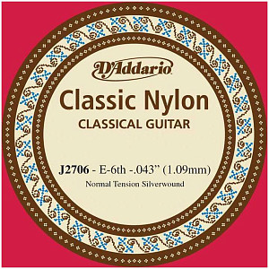 D'ADDARIO J2706 - Струна одиночная для классической гитары
