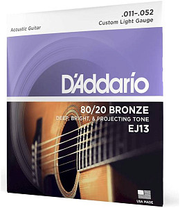 D'ADDARIO EJ13 - Струны для акустической гитары