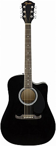 FENDER FA-125CE Black - Гитара электроакустическая