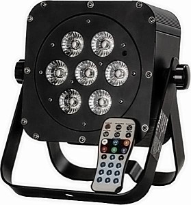 INVOLIGHT SLIMPAR710PRO - Светодиодный прожектор RGBWA+UV, 10 Вт мультичип (7 шт.), DMX-512, ИК-ДУ