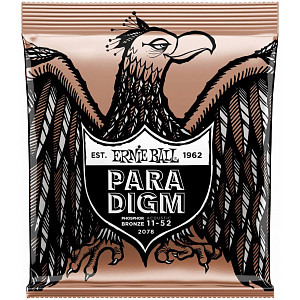 ERNIE BALL 2078 Paradigm Phosphor Bronze Light 11-52 - Струны для акустической гитары