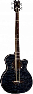 DEAN EQABA TBK Exotice Quilt Ash A/E - электроакустическая бас-гитара.