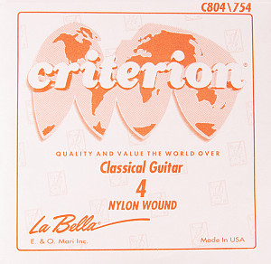 C754 Criterion Отдельная 4-ая струна для классической гитары, La Bella