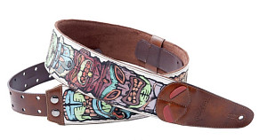 RightOn Straps 8401070280309 Mojo Tiki White - Ремень для гитары