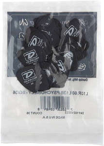 DUNLOP L10R060 PSYCHOBILLY-36/BG медиатор с картинкой 0,6мм - упак. 36...