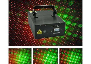 Lanling L6086 RG - Лазер двухцветный мерцающий. Звуковая активация, AUTO, 9 DMX-каналов, Master/Slav