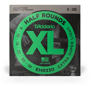 D'ADDARIO EHR330 - Струны для электрогитары; Extra-Super Light; 8-39