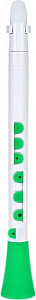 NUVO Dood (White/Green) блок-флейта DooD, строй С (до), материал - АБС-пластик,...